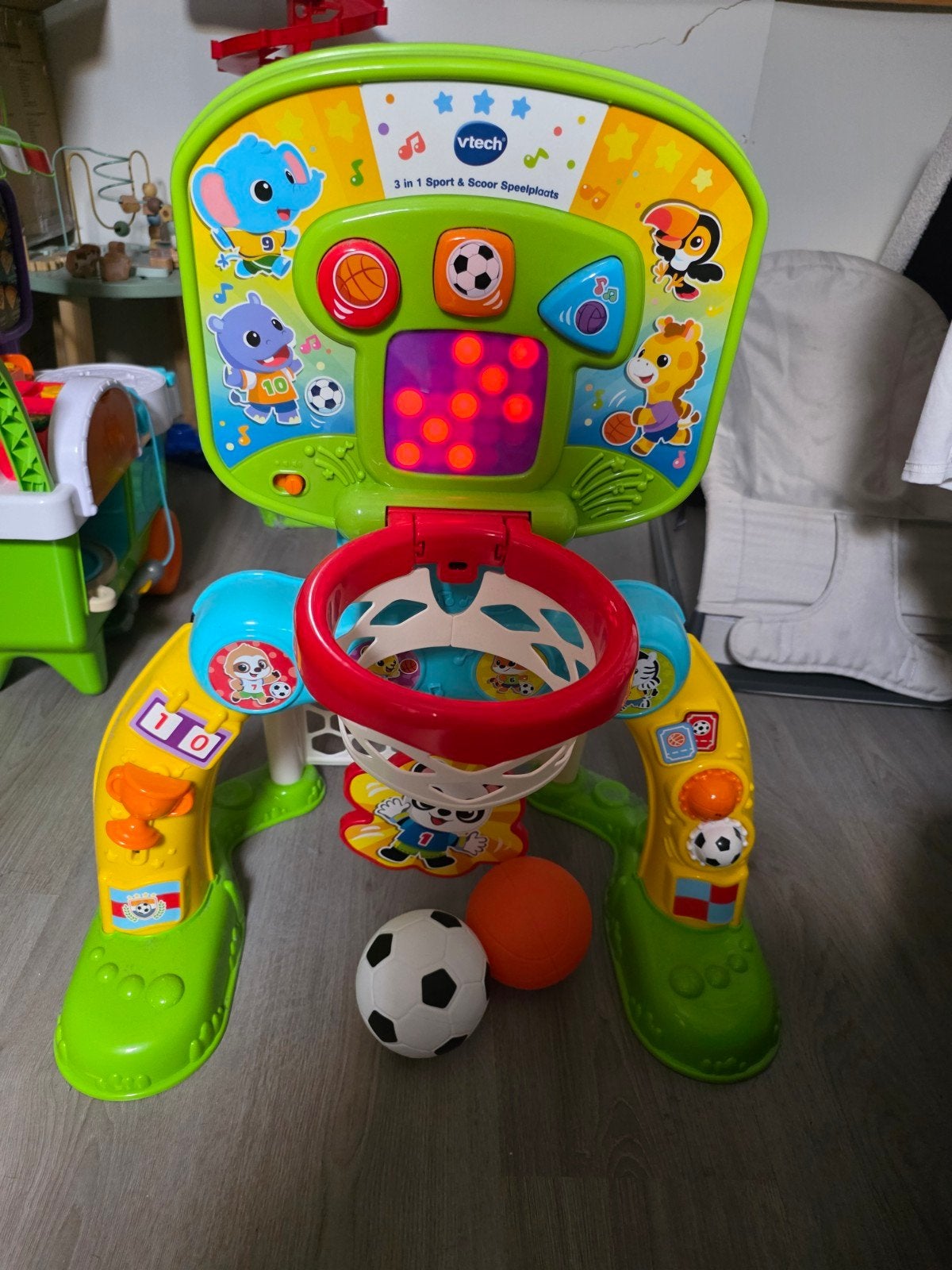 VTech 3-in-1 Sport & Scoor Speelplaats, Kinderen en Baby's, Ophalen, Zo goed als nieuw, 6 maanden tot 2 jaar
