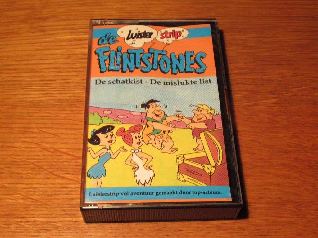 De Flintstones cassettebandje Luisterstrip, uitgave 1991, Verzenden, Kinderen en Jeugd, 1 bandje, Zo goed als nieuw