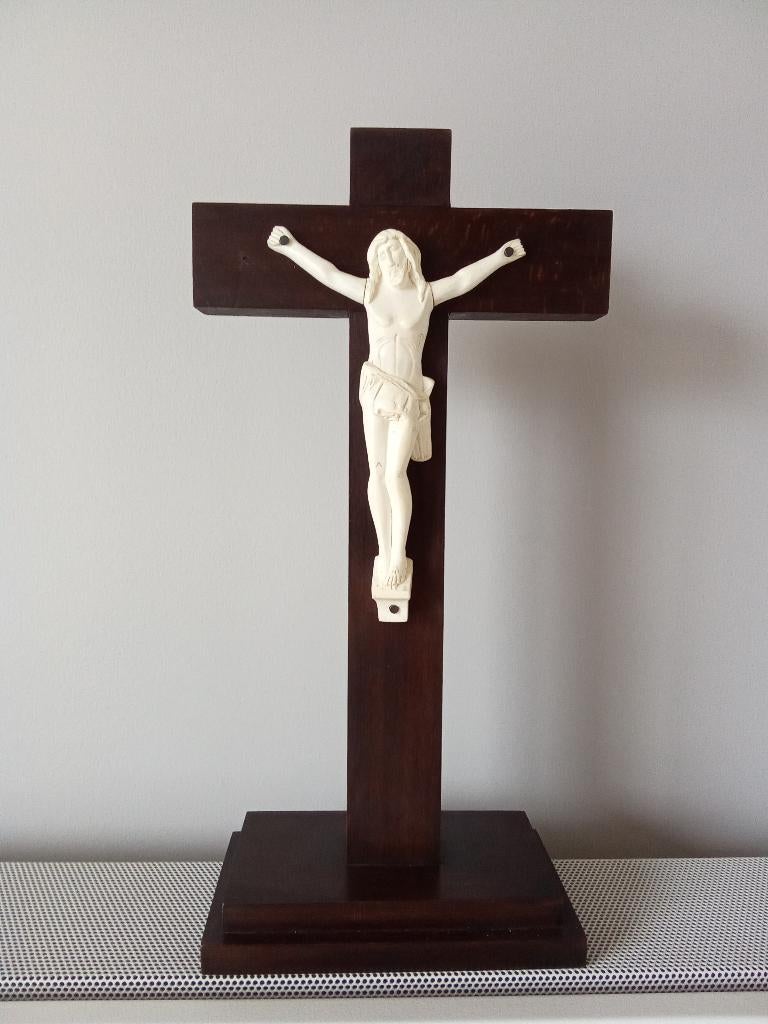 Kruisbeeld corpus Christi in been nr20, Ophalen of Verzenden, Gebruikt, Overige typen, Christendom | Katholiek