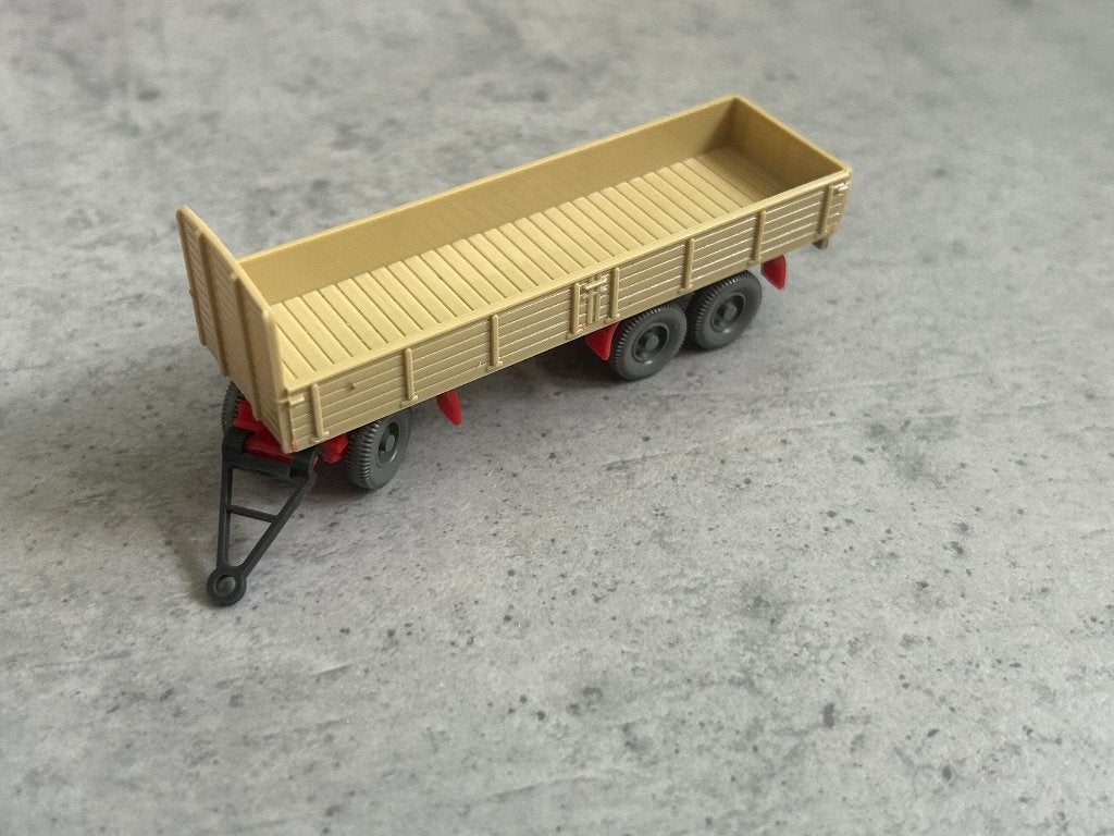 Wiking 1:87 3as aanhanger ecru, Ophalen of Verzenden, Zo goed als nieuw, Bus of Vrachtwagen, Wiking