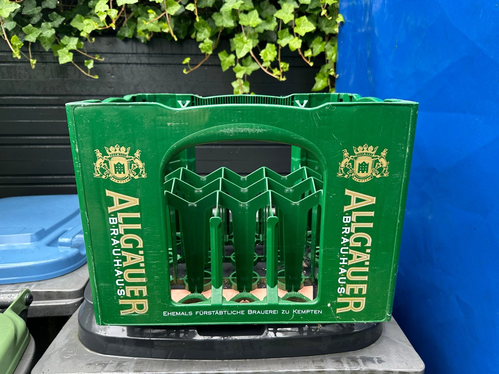 Vintage Allgäuer Brauhaus bierkrat | Bierverzamelaar, Ophalen, Gebruikt, Overige typen, Overige merken