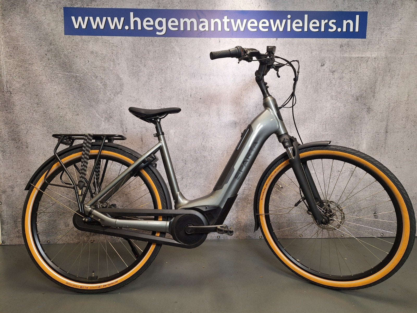 Sparta C-Grid Dames E-bike 51cm Grijs Bosch 500Wh, Sparta, Ophalen of Verzenden, Zo goed als nieuw, 47 tot 51 cm