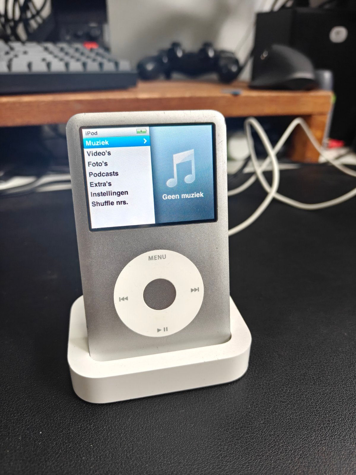iPod Classic 120GB Grijs met Composietkabel, Audio, Tv en Foto, Mp3-spelers | Apple iPod, 40 GB en meer, Gebruikt, Classic, Ophalen of Verzenden