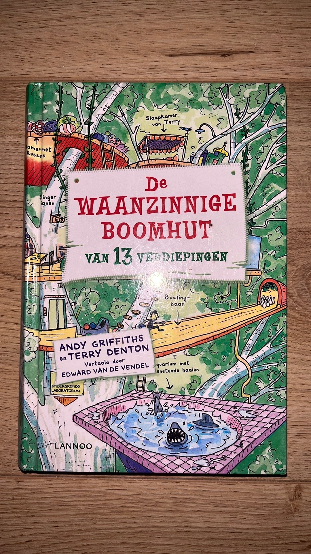 Andy Griffiths- De waanzinnige boomhut van 13 verdiepingen, Ophalen, Terry Denton; Andy Griffiths, Fictie algemeen, Zo goed als nieuw
