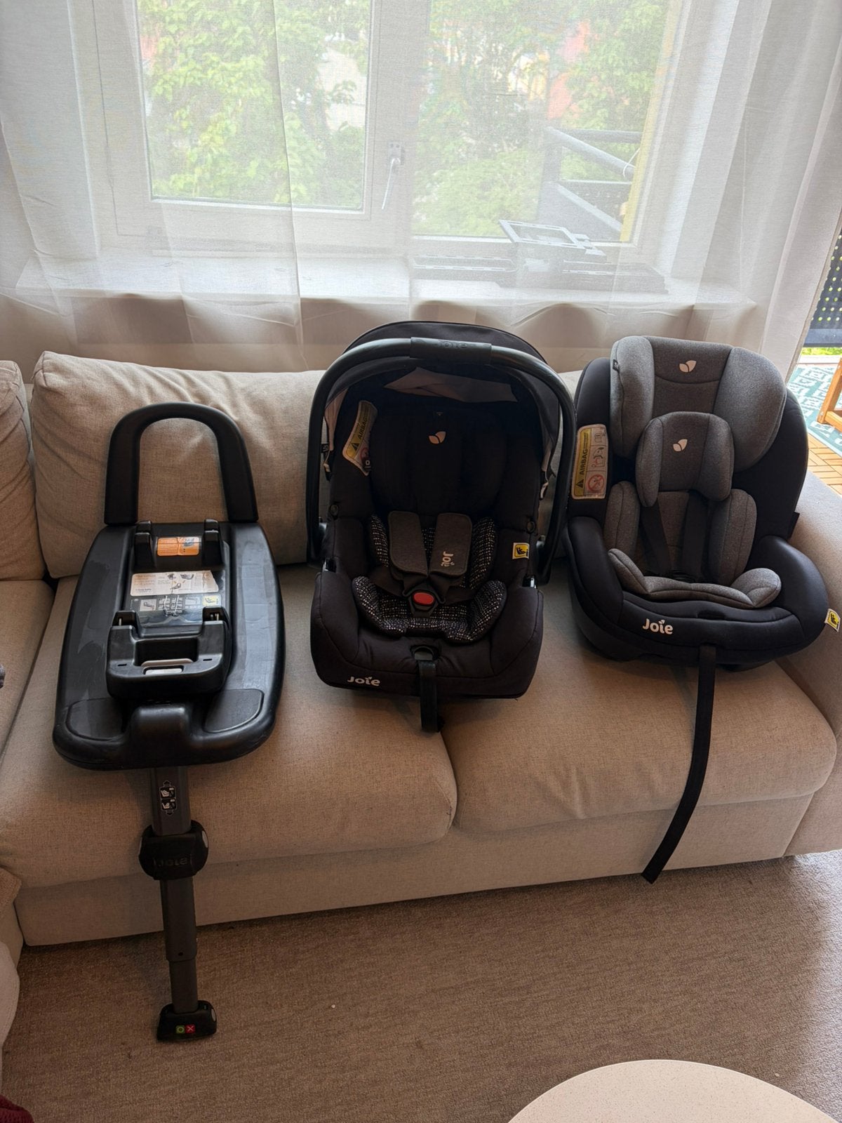Autostoel 0-4 jaar + isofix Joie, 9 t/m 18 kg, Zo goed als nieuw, Isofix, Ophalen