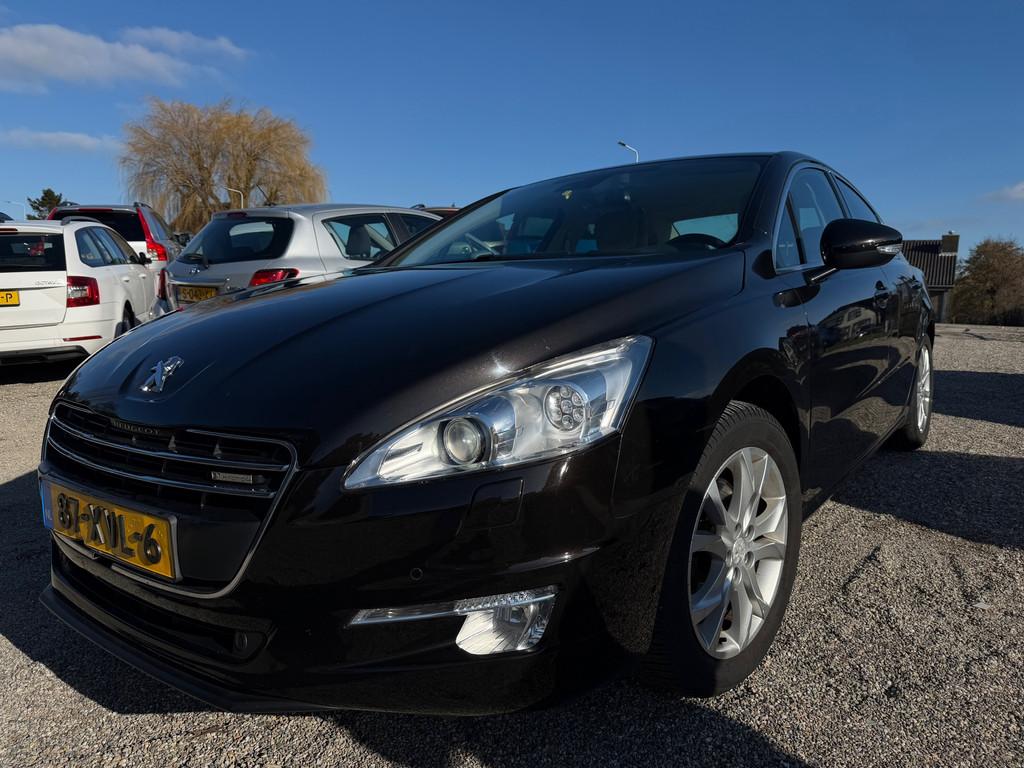 Peugeot 508 2.0 HDi Blue Lease Premium Hybrid4 Leer Clima Cr, Auto's, Peugeot, Automaat, Euro 5, Gebruikt, Beige