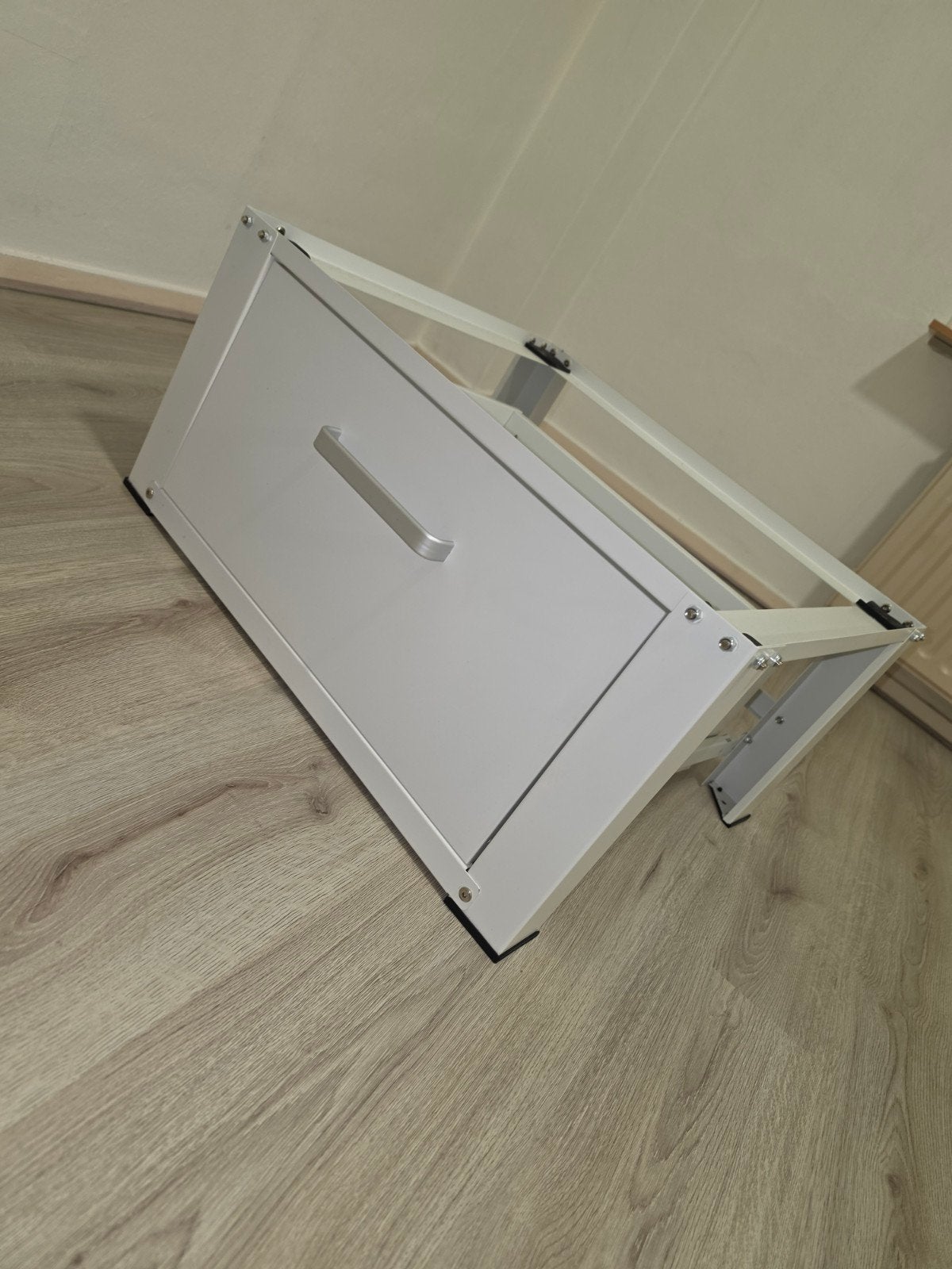 Wasmachine verhoger met lade - 31cm hoog, 63x54cm, Ophalen, Zo goed als nieuw