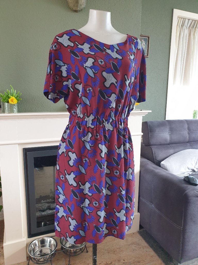 Didi nieuwe bordeaux evil eye jurk jurkje XS 34, Overige kleuren, Verzenden, Nieuw, Didi