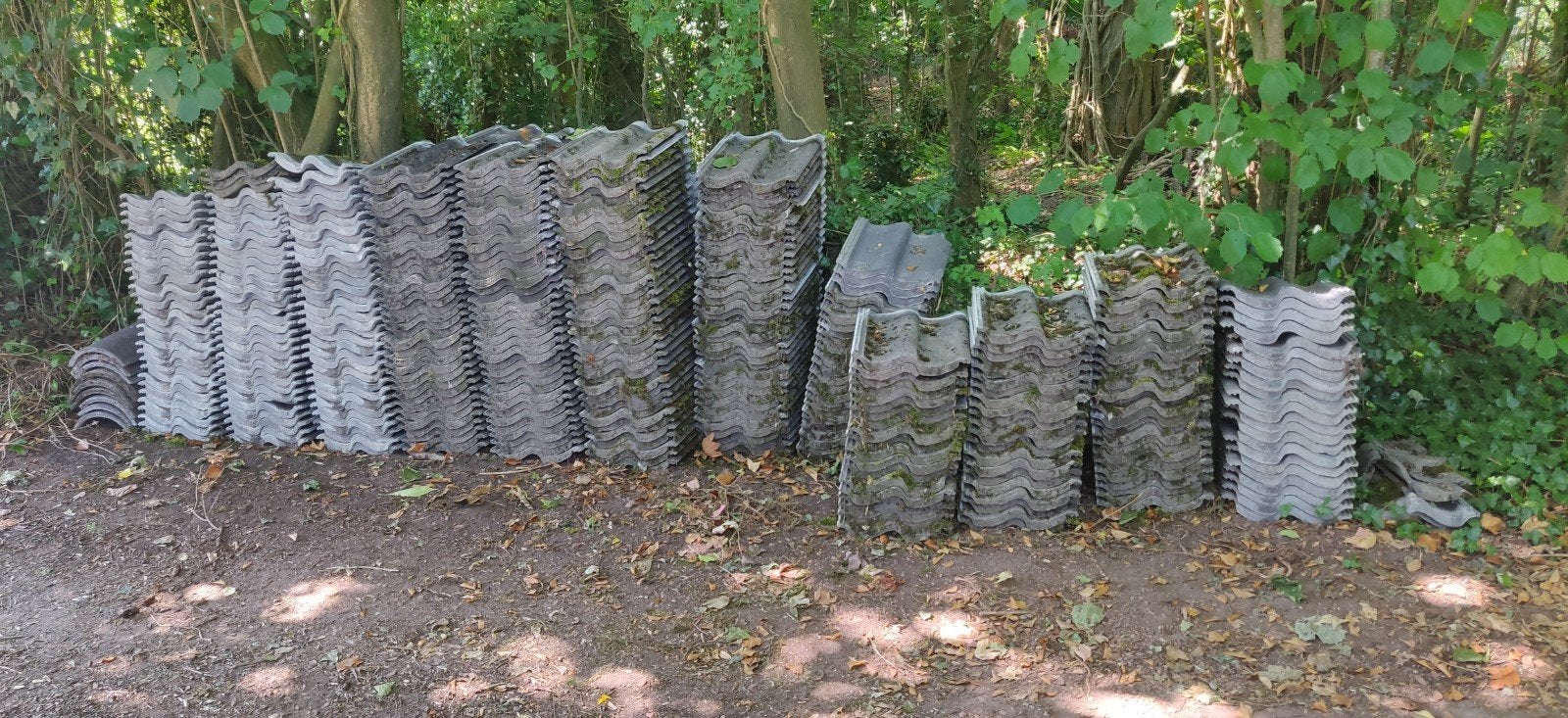 dakpannen sneldekkers RBB gratis af te halen 150m2, Ophalen, Gebruikt, Steen of Klei, 15 m² of meer