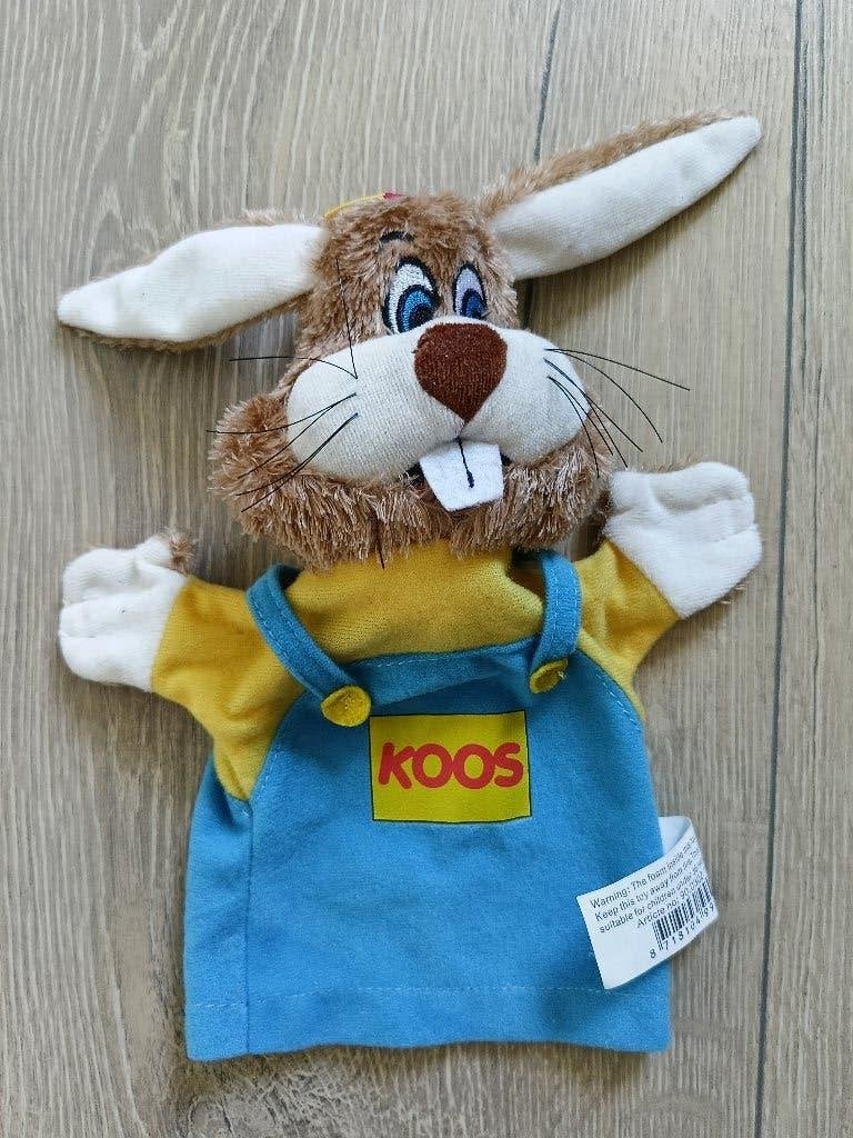 Handpop Koos Konijn, Overige merken, Overige karakters, Konijn, Ophalen of Verzenden
