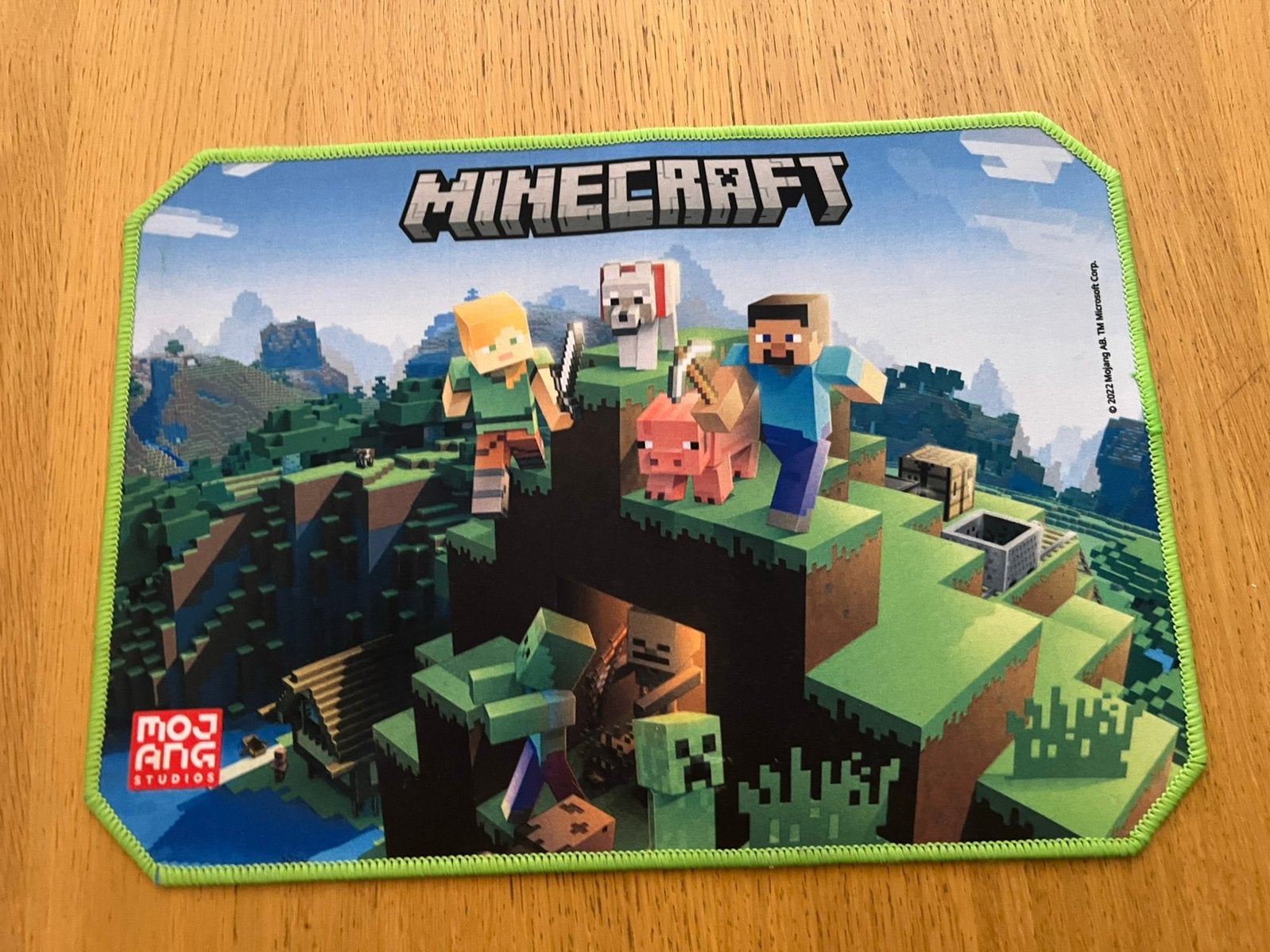 Muismat minecraft, Computers en Software, Muismatten, Ophalen of Verzenden, Zo goed als nieuw