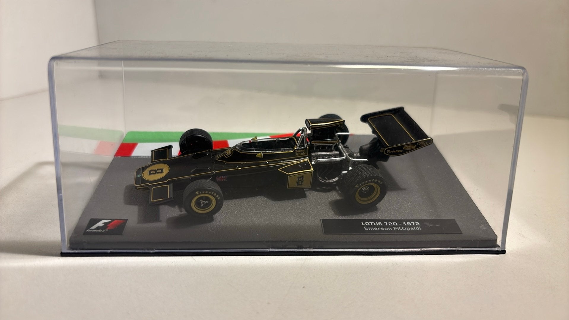 F1 lotus 72 d emerson fittipaldi 1972 atlas 1.43, Ophalen of Verzenden, A, A, A