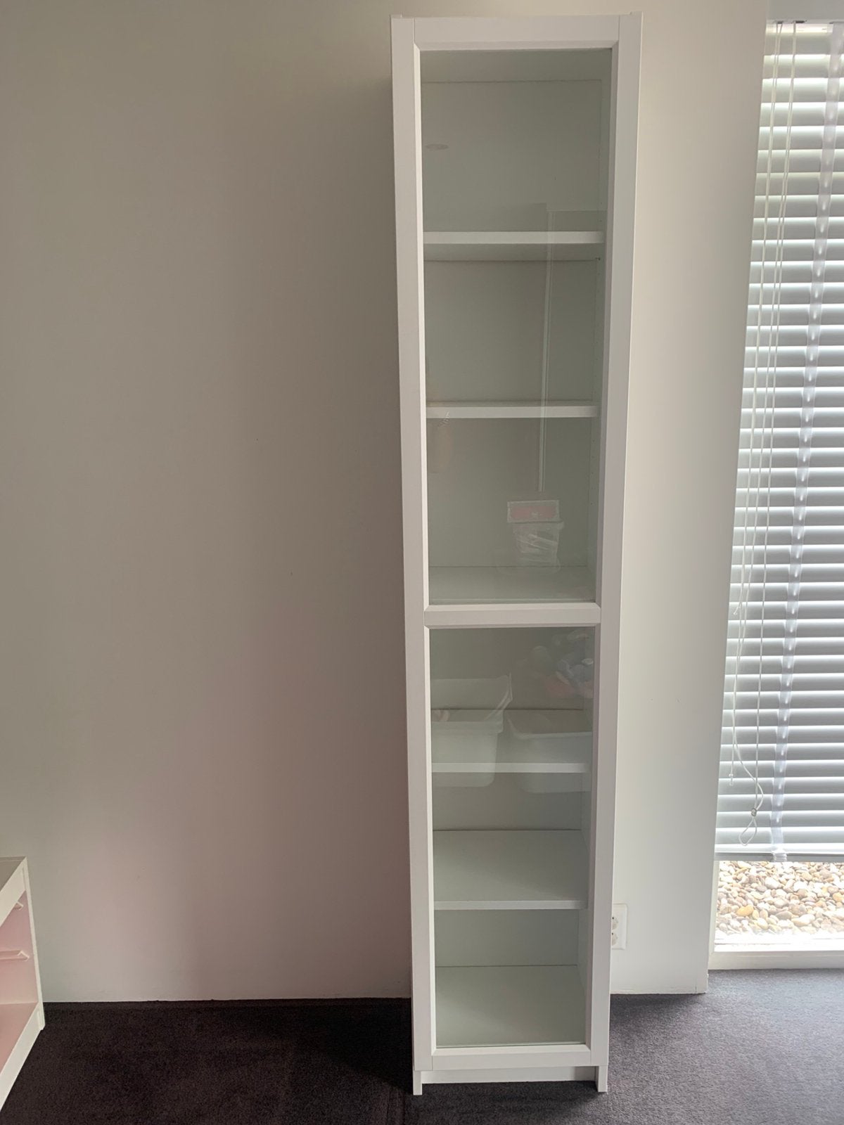 Ikea Billy/Oxberg boekenkast met glazen deuren, Huis en Inrichting, Kasten | Boekenkasten, Ophalen, Minder dan 50 cm, 200 cm of meer