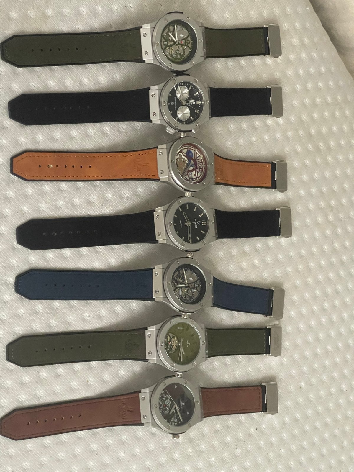 Hublot Horloge nieuw, Overige merken, Leer, Staal, Polshorloge