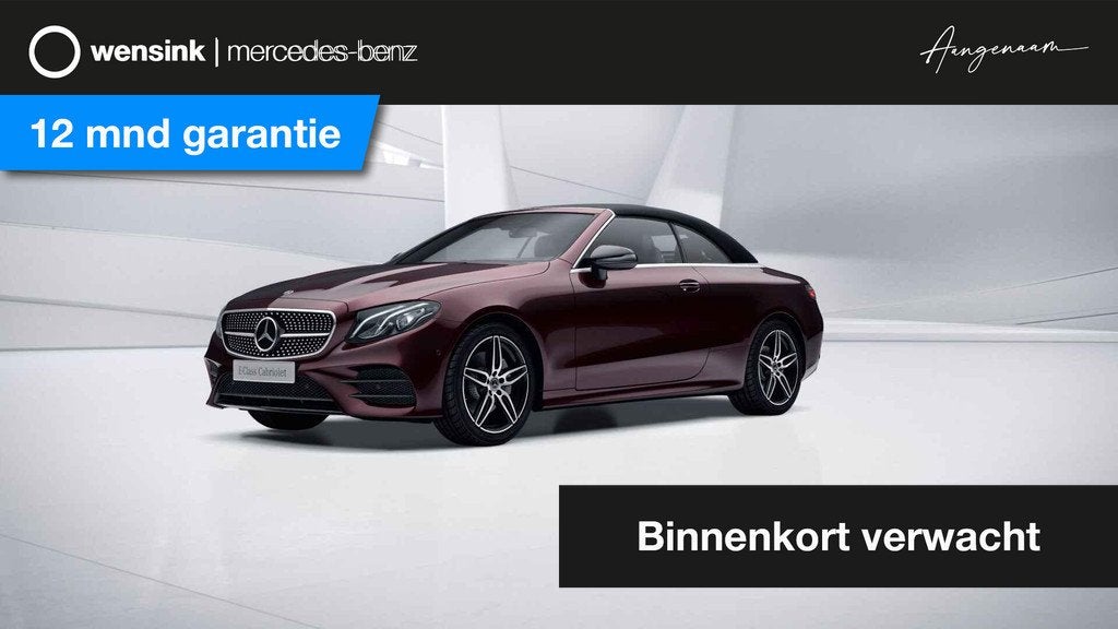 Mercedes-Benz E-klasse Cabrio 200 Premium Plus | AMG | Airsc, Auto's, Mercedes-Benz, Automaat, Achterwielaandrijving, Cabriolet