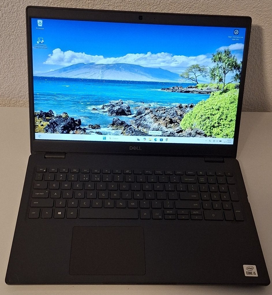 School laptop Dell  i5-10210U,16 GB Office 2021(word, excel), 256 GB, 2 tot 3 Ghz, Ophalen of Verzenden, Zo goed als nieuw