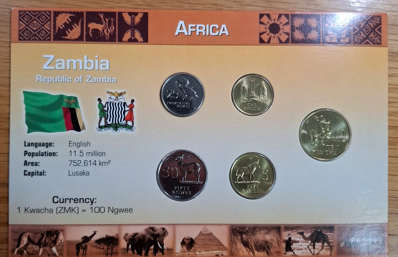 Coins of the World muntset Zambia, Ophalen of Verzenden, Zambia
