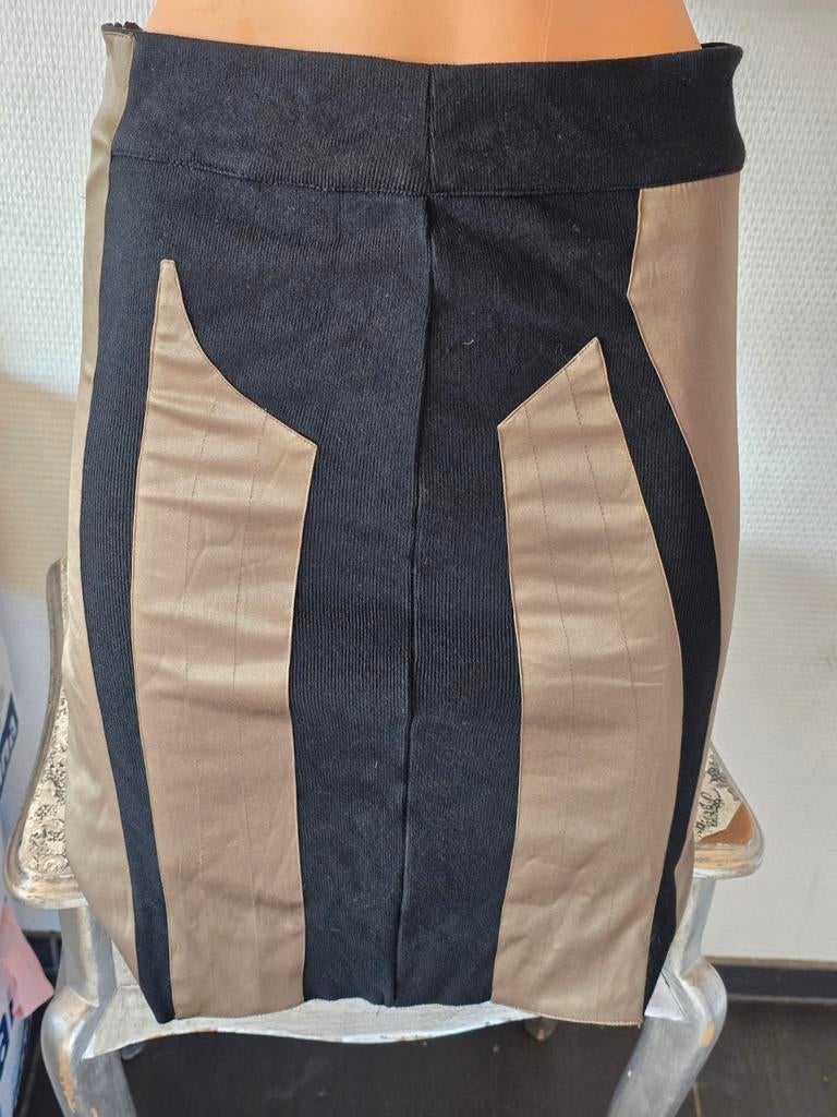 Aaiko mini-rok met rits maat M, Maat 38/40 (M), Aaiko, Zwart, Ophalen of Verzenden