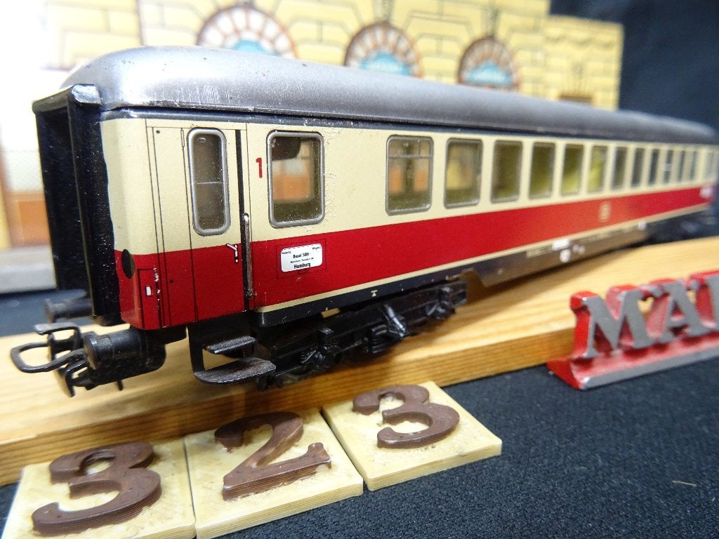 323=Marklin 4056 TEE rijtuig van de Duitse spoorwegen.2010, Wisselstroom, Gebruikt, Wagon, Ophalen of Verzenden