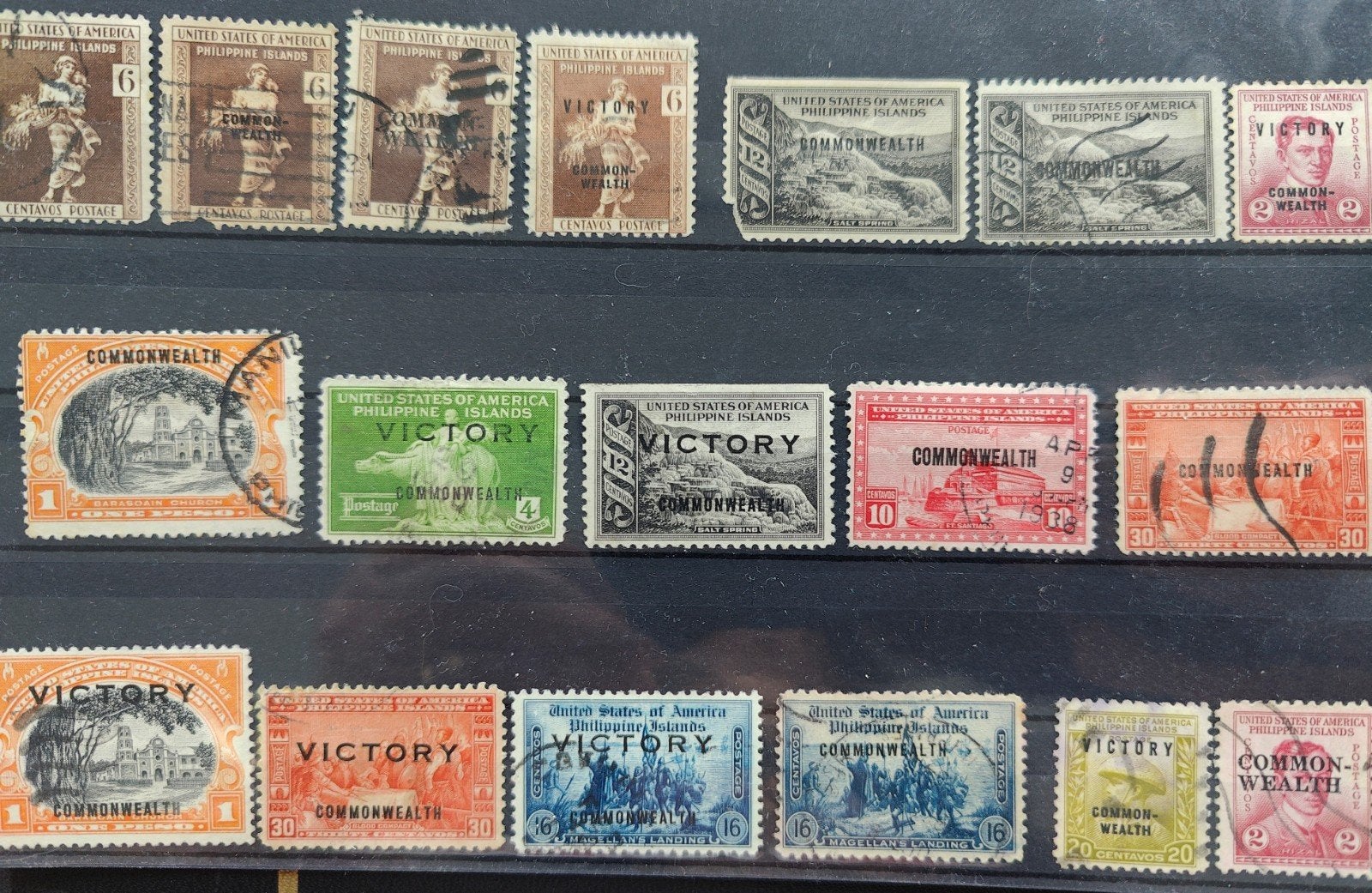 Filipijnen Postzegels - Victory Commonwealth Collectie, Ophalen of Verzenden, Overige landen, Gestempeld