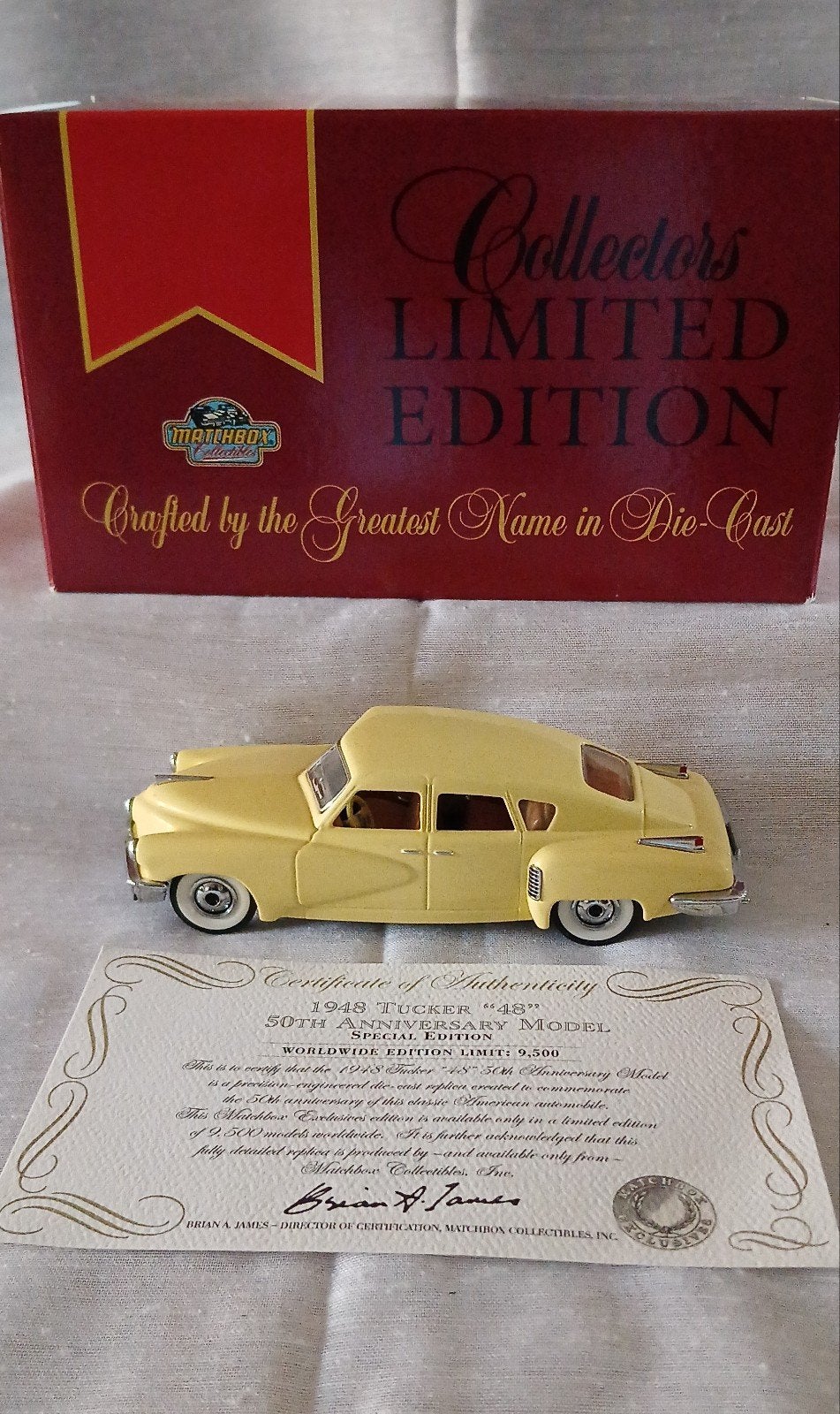 Matchbox collectibles 1948 Tucker 48 Models of Yesteryear, Ophalen of Verzenden, Zo goed als nieuw, Auto, Matchbox