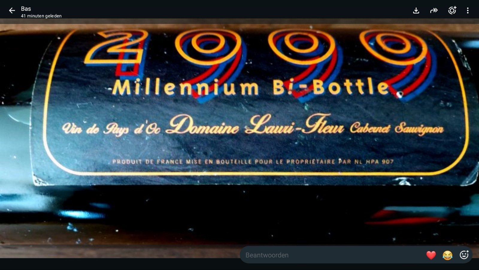 Millennium Bi-Bottle 2000 GAK Verzekeringen - Verzamelitem, Ophalen, Nieuw