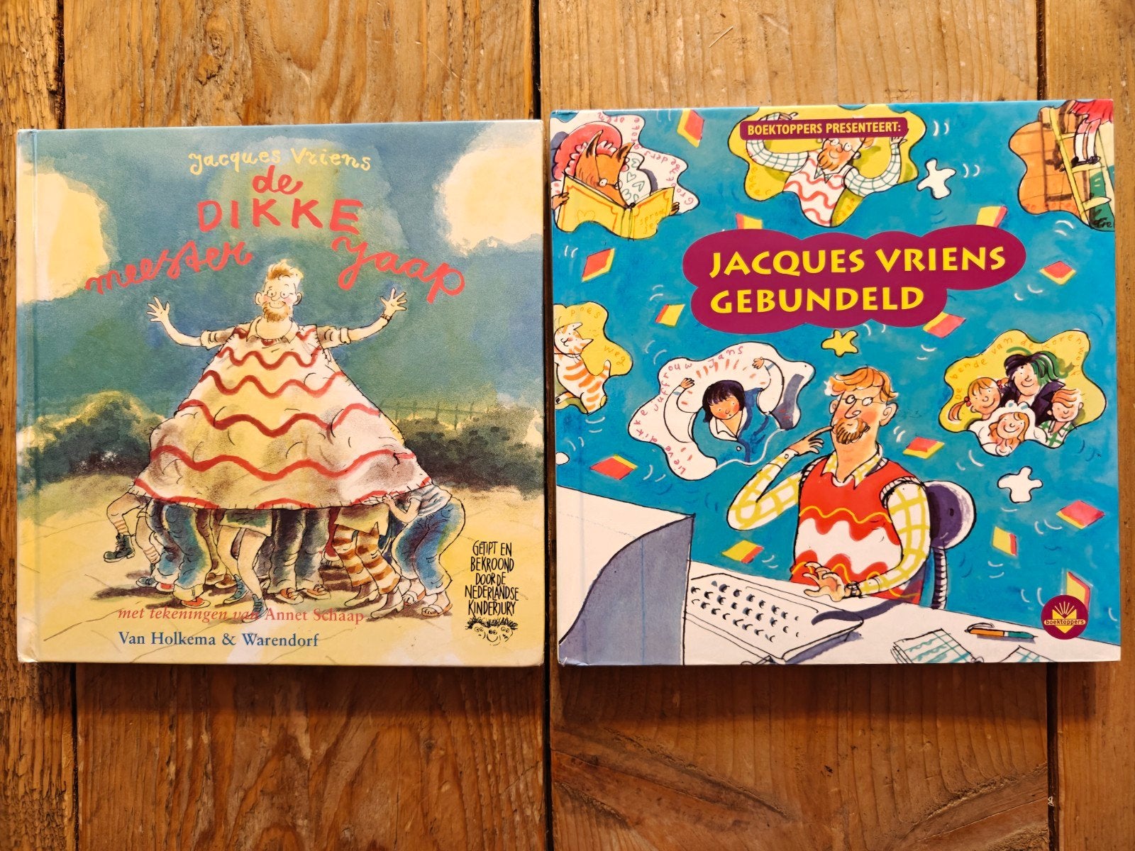 De Dikke meester Jaap /Jacques Vriens gebundeld., Boeken, Ophalen of Verzenden, Zo goed als nieuw, Fictie algemeen