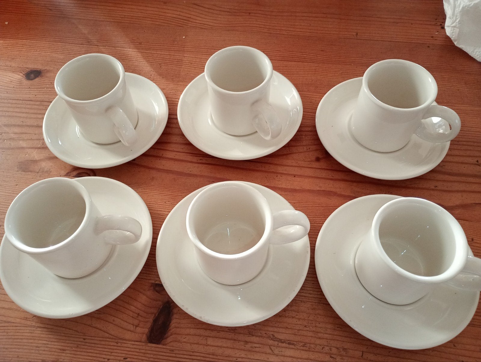 Midwinter Stonehenge Koffiekopjes en Schotels - 6 stuks, Ophalen of Verzenden, Gebruikt, Overige stijlen, Kop(pen) en/of Schotel(s)