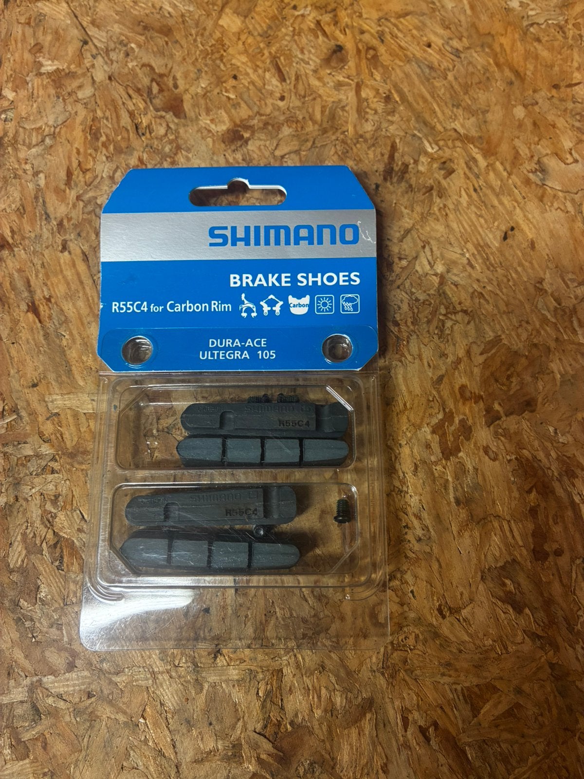 SHIMANO R55C4 Remblokken Inschuif voor Carbon Velg (2 paar), Fietsen en Brommers, Remmen, Nieuw, Ophalen of Verzenden, Racefiets