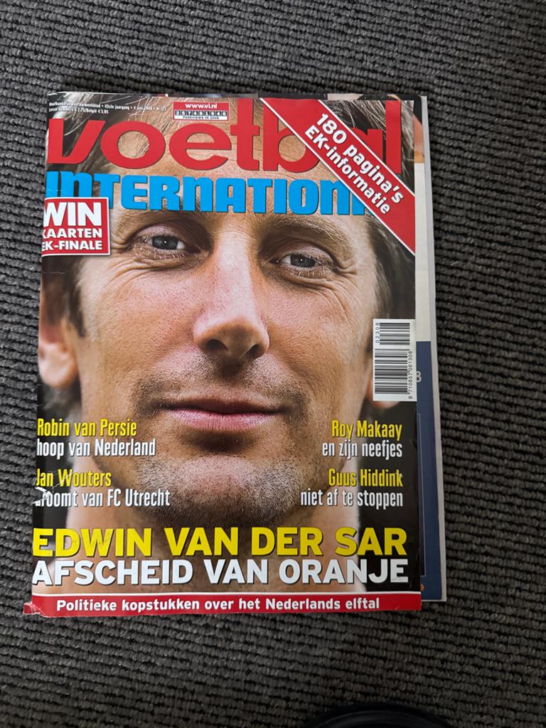 Voetbal International - Edwin van der Sar afscheid Oranje, Sport en Fitness, Voetbal, Ophalen of Verzenden