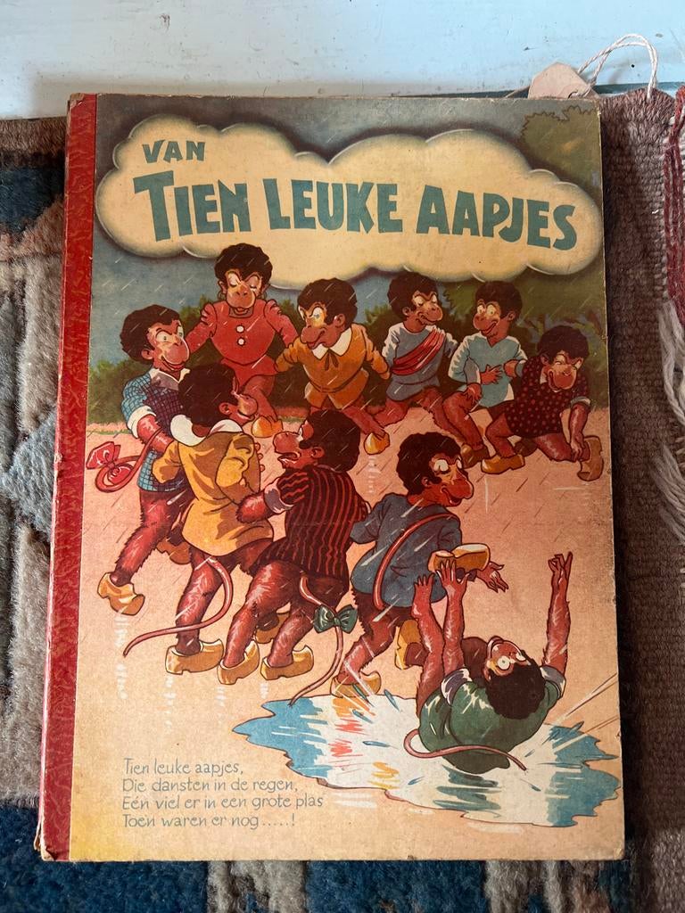 Van Tien Leuke Aapjes kinderboek, Boeken, Kinderboeken | Jeugd | onder 10 jaar, Ophalen of Verzenden, Gelezen, Fictie algemeen