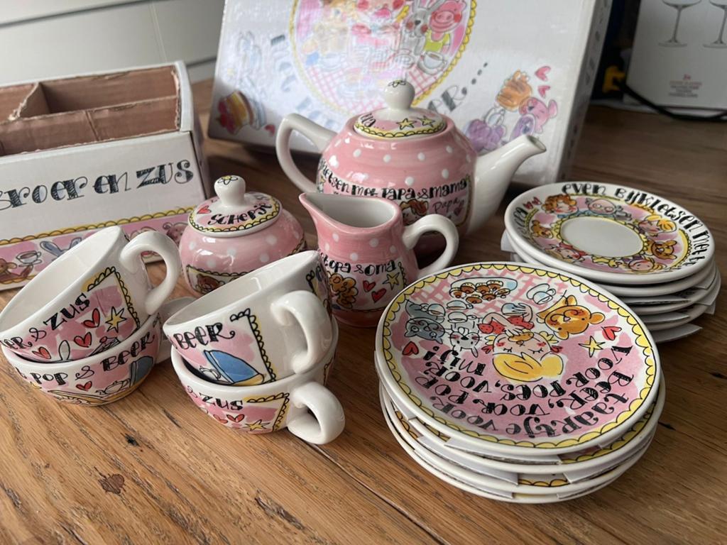 Blond Amsterdams kinderservies., Ophalen of Verzenden, Nieuw, Jongen of Meisje