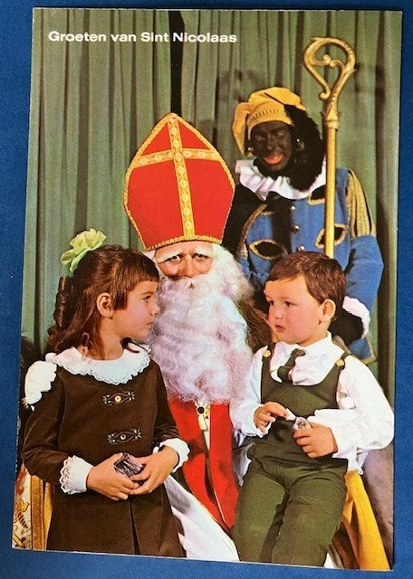 Samen bij Sinterklaas op schoot is ook spannend, Verzamelen, Ophalen of Verzenden, 1960 tot 1980, Ongelopen, Kinderen