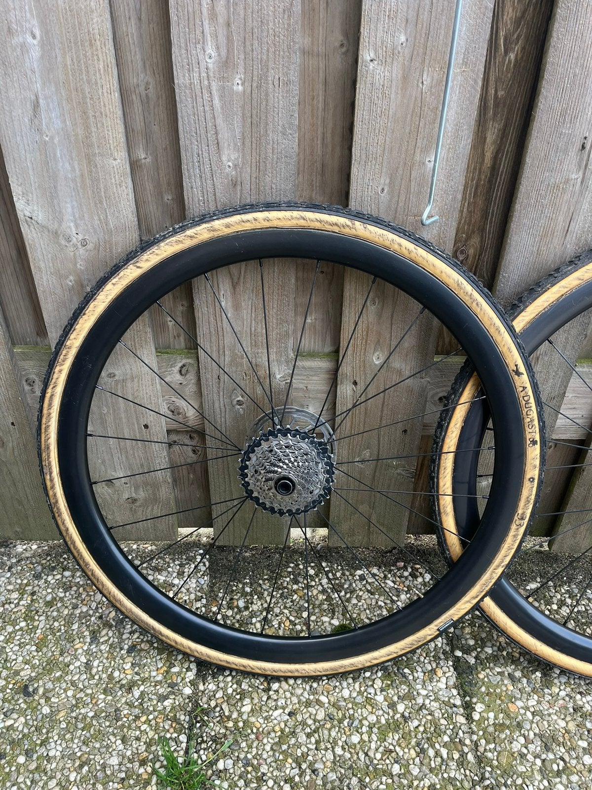 Carbon tube wielset cyclocross disc schijfremmen, Fietsen en Brommers, Fietsonderdelen, Ophalen, Zo goed als nieuw, Carbon