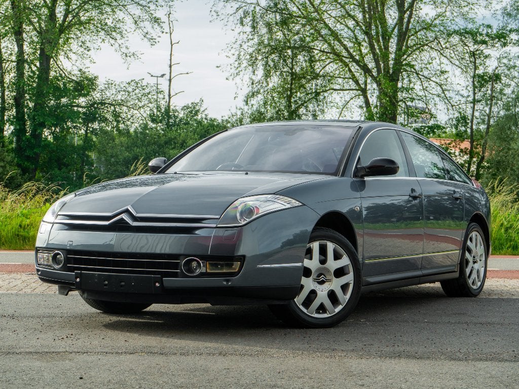 Citroen C6 3.0 V6 in nieuw staat, Auto's, Automaat, Zwart, C6, Blauw