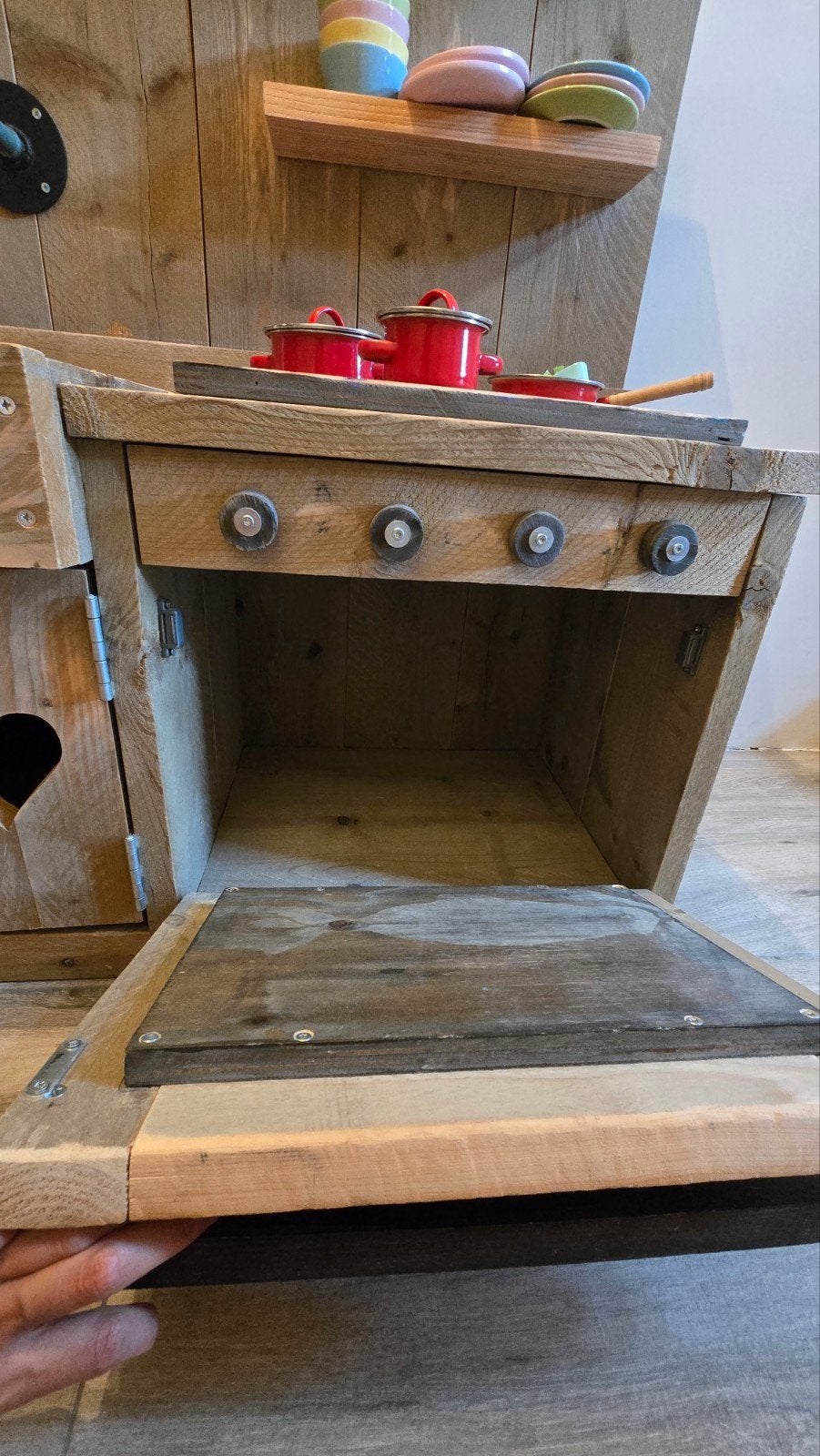 Foto 6 van Houten speelkeuken met accessoires