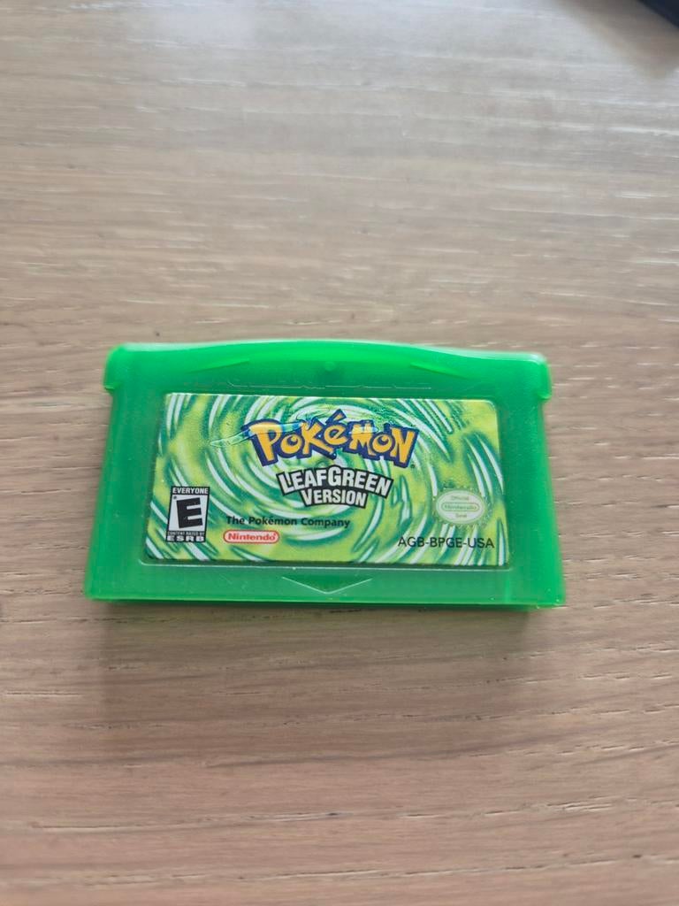 Pokemon leaf green voor de game boy advanced en ds, Spelcomputers en Games, Games | Nintendo Game Boy, Avontuur en Actie, 1 speler
