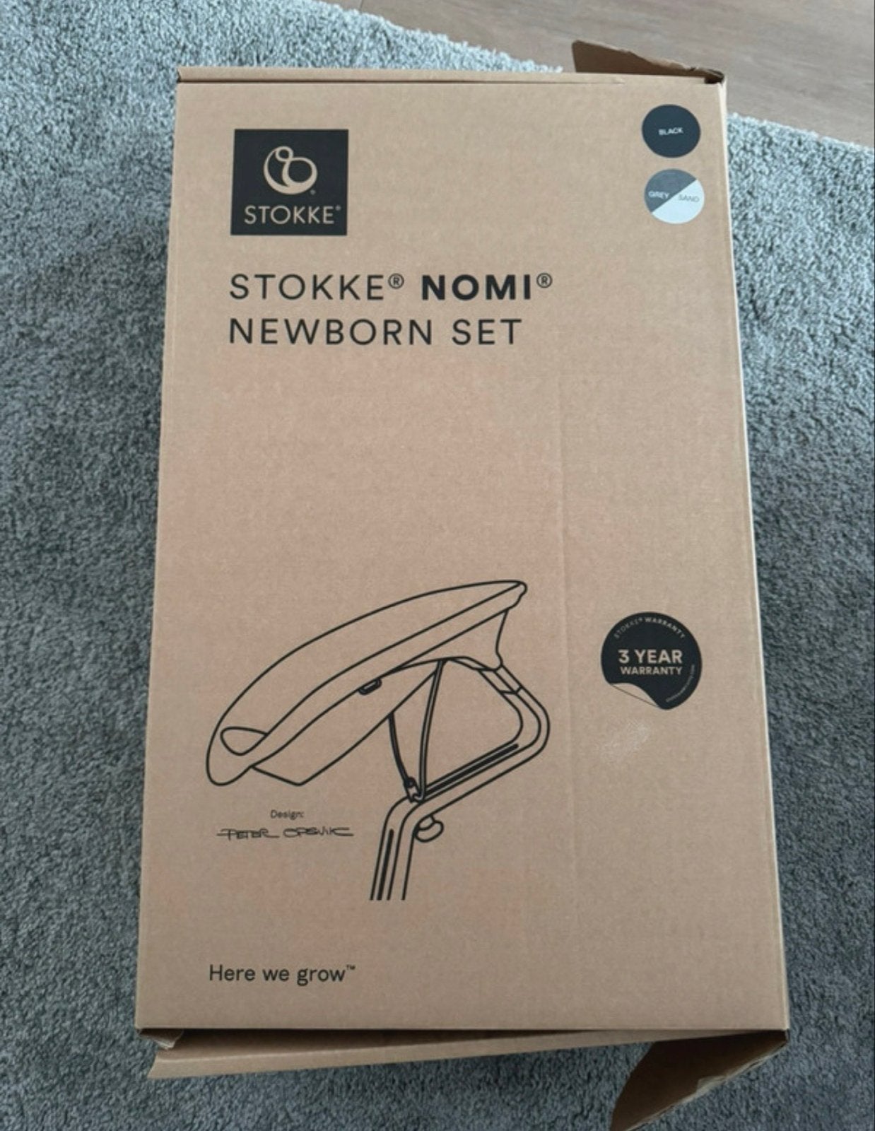 Stokke Nomi Newborn Set - Zo goed als nieuw!, Kinderen en Baby's, Kinderstoelen, Ophalen of Verzenden, Zo goed als nieuw, Overige typen