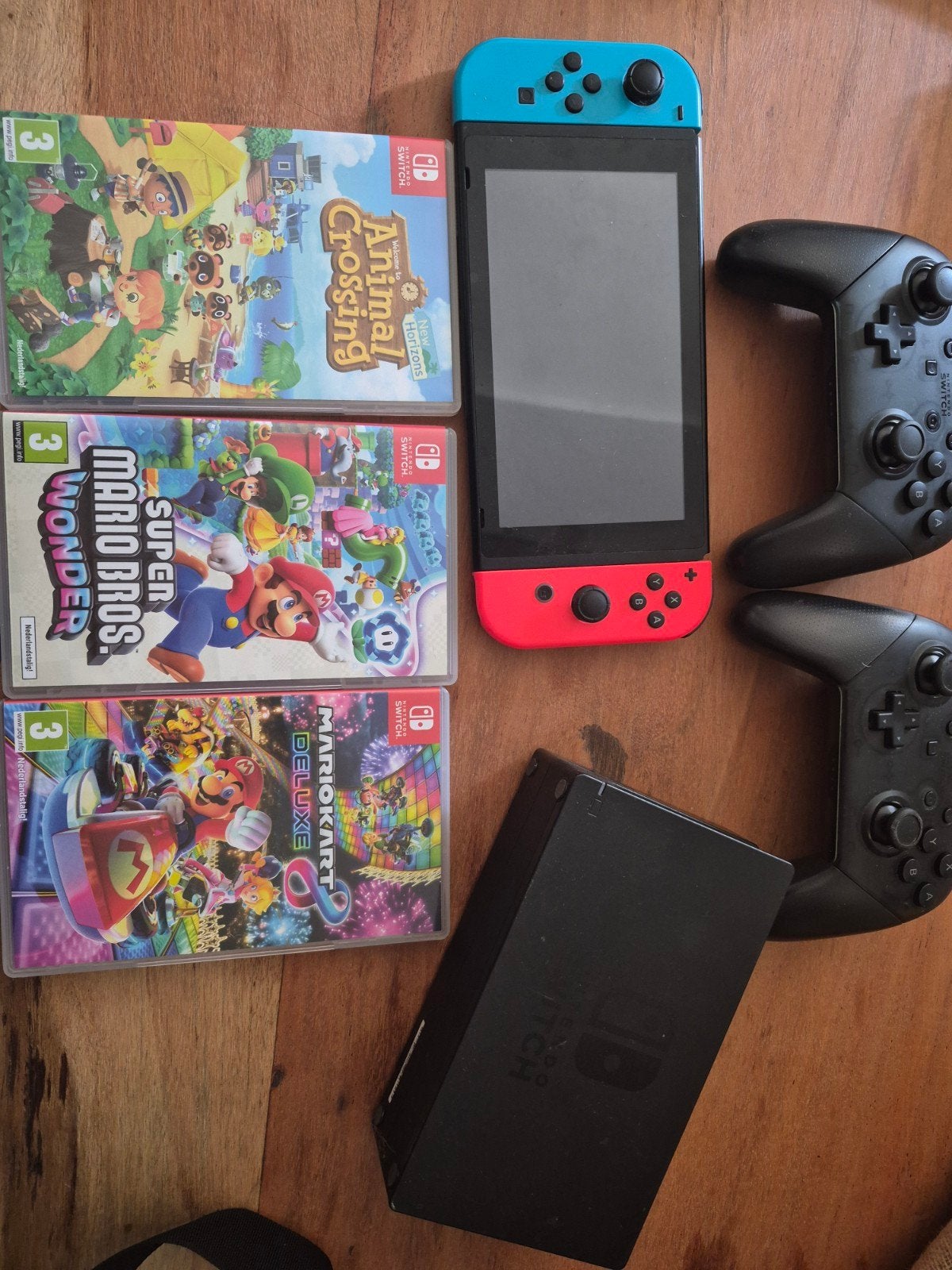 nintendo switch, Ophalen, Zo goed als nieuw, Met 2 controllers, Switch Original