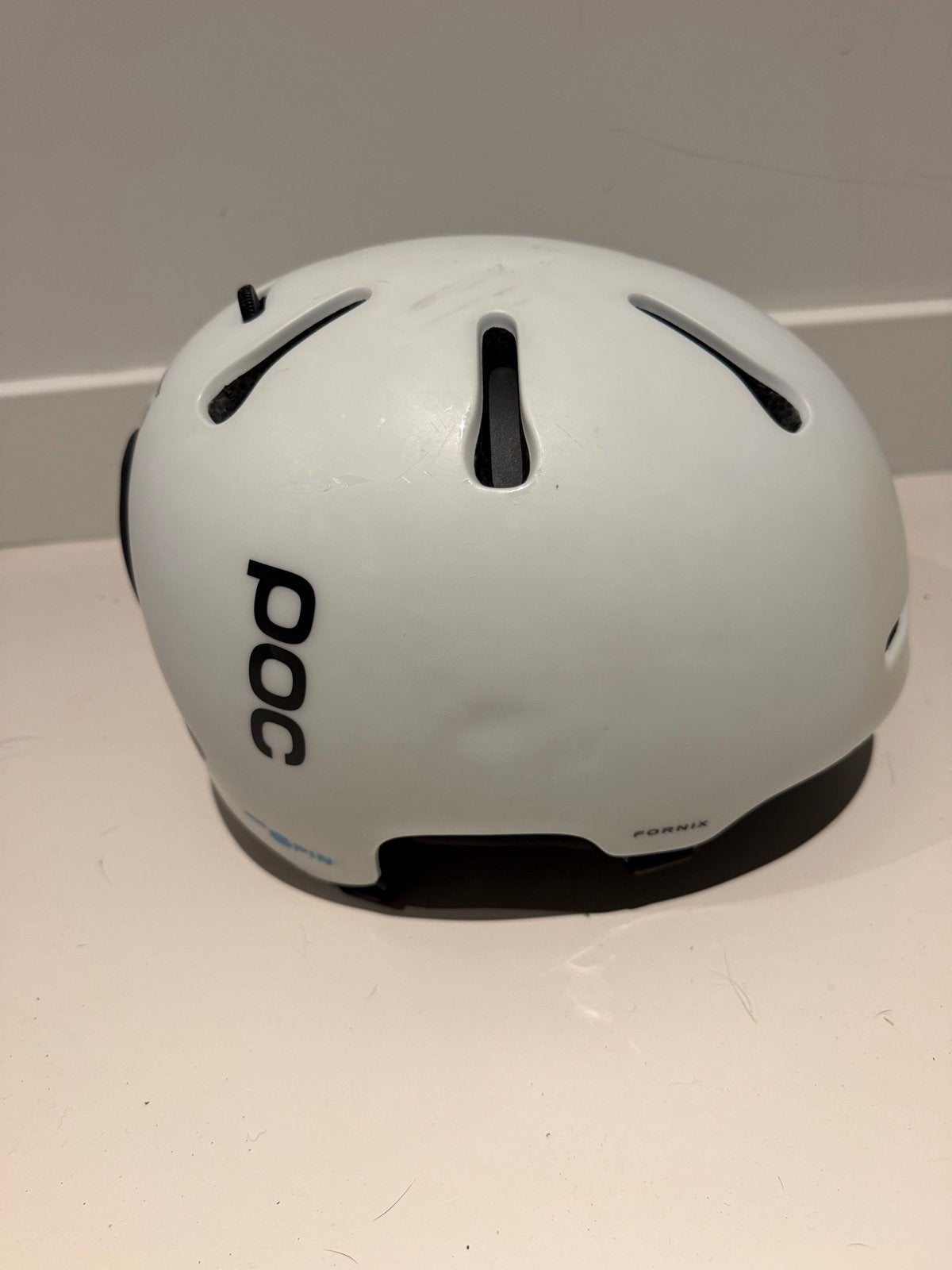 POC Fornix SPIN skihelm wit, maat M-L (55-58 cm), Overige merken, Gebruikt, Overige typen, Ophalen of Verzenden