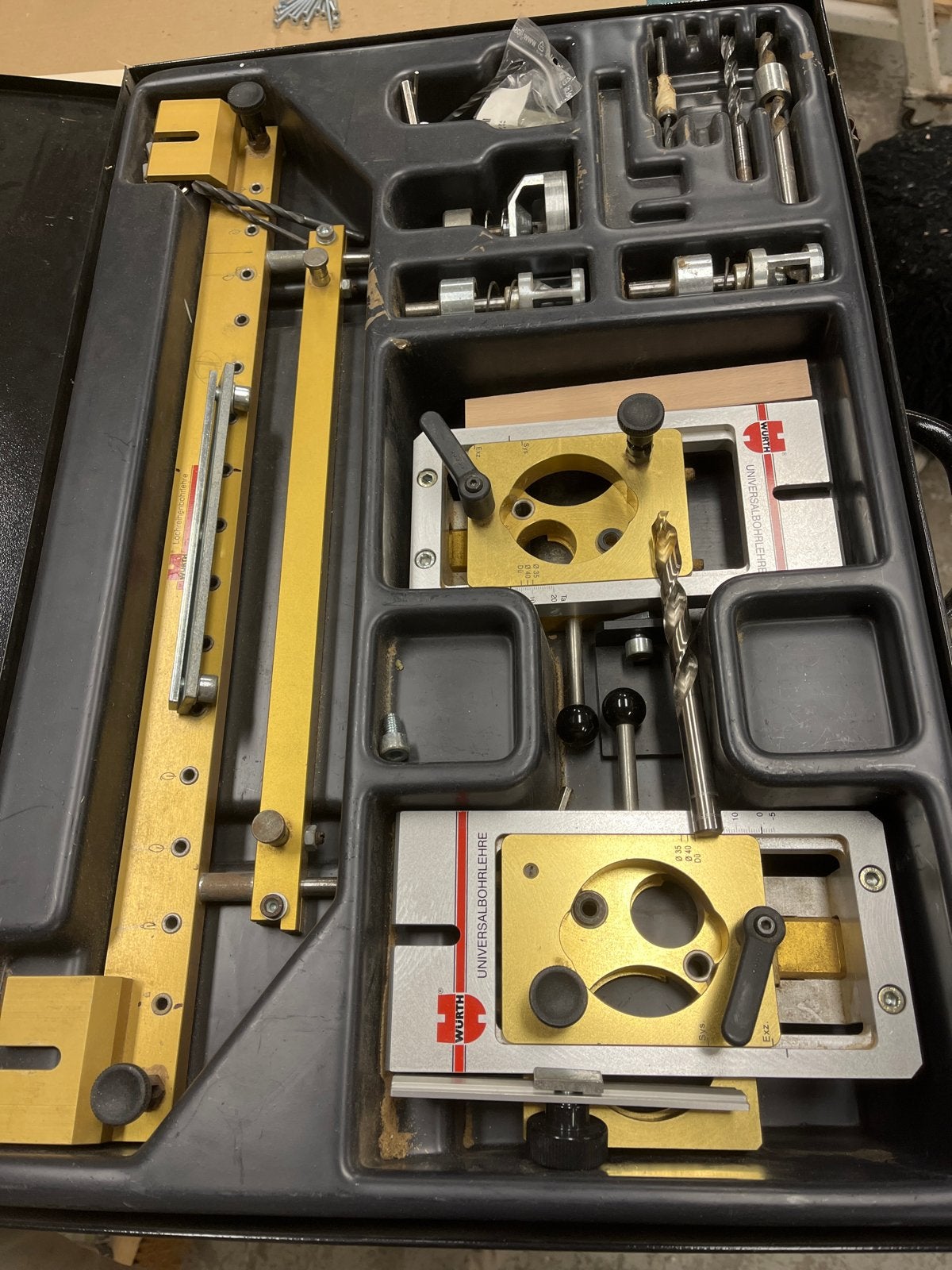 Wurth Universele Boormal Set - Compleet in Koffer, Doe-het-zelf en Verbouw, Gereedschap | Handgereedschap, Ophalen of Verzenden