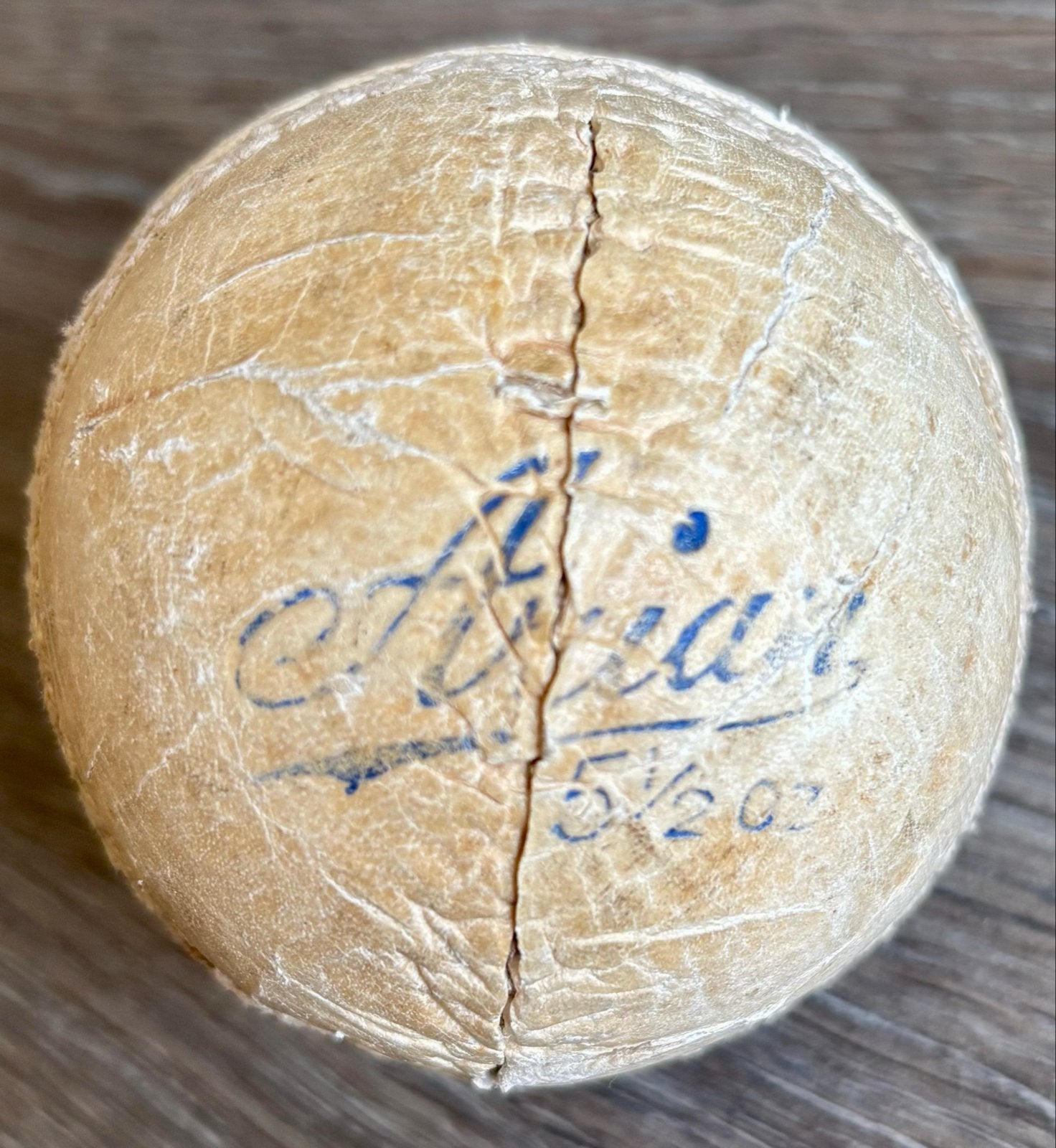 Vintage Arian Sports cricketball - vermoedelijk jaren 80, Ophalen of Verzenden, Gebruikt, Overige sporten, Overige typen
