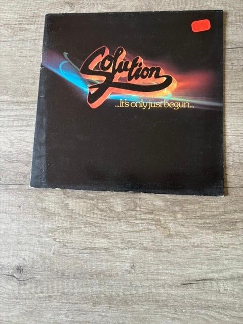 LP Solution - ...It's Only Just Begun… - 1980, Cd's en Dvd's, Vinyl | Rock, Ophalen of Verzenden, Gebruikt, 12 inch, Poprock