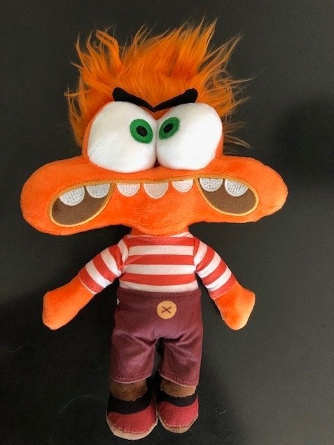 Nieuwe Inside Out Onzekerheid / Anxiety knuffel pop. 30 cm, Ophalen of Verzenden, Nieuw, Overige typen