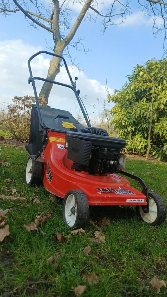 Tandem Benzine Grasmaaier - Briggs & Stratton 4HP, Tuin en Terras, Grasmaaiers, Ophalen, Cirkelmaaier, Gebruikt, 40 t/m 49 cm
