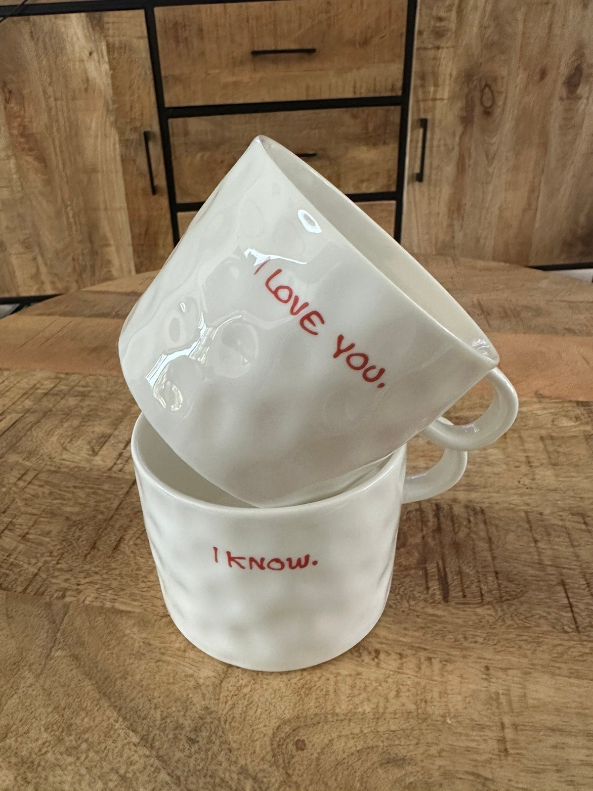 I love you i know mokken, Ophalen of Verzenden, Nieuw, Glas of Glazen, Overige merken