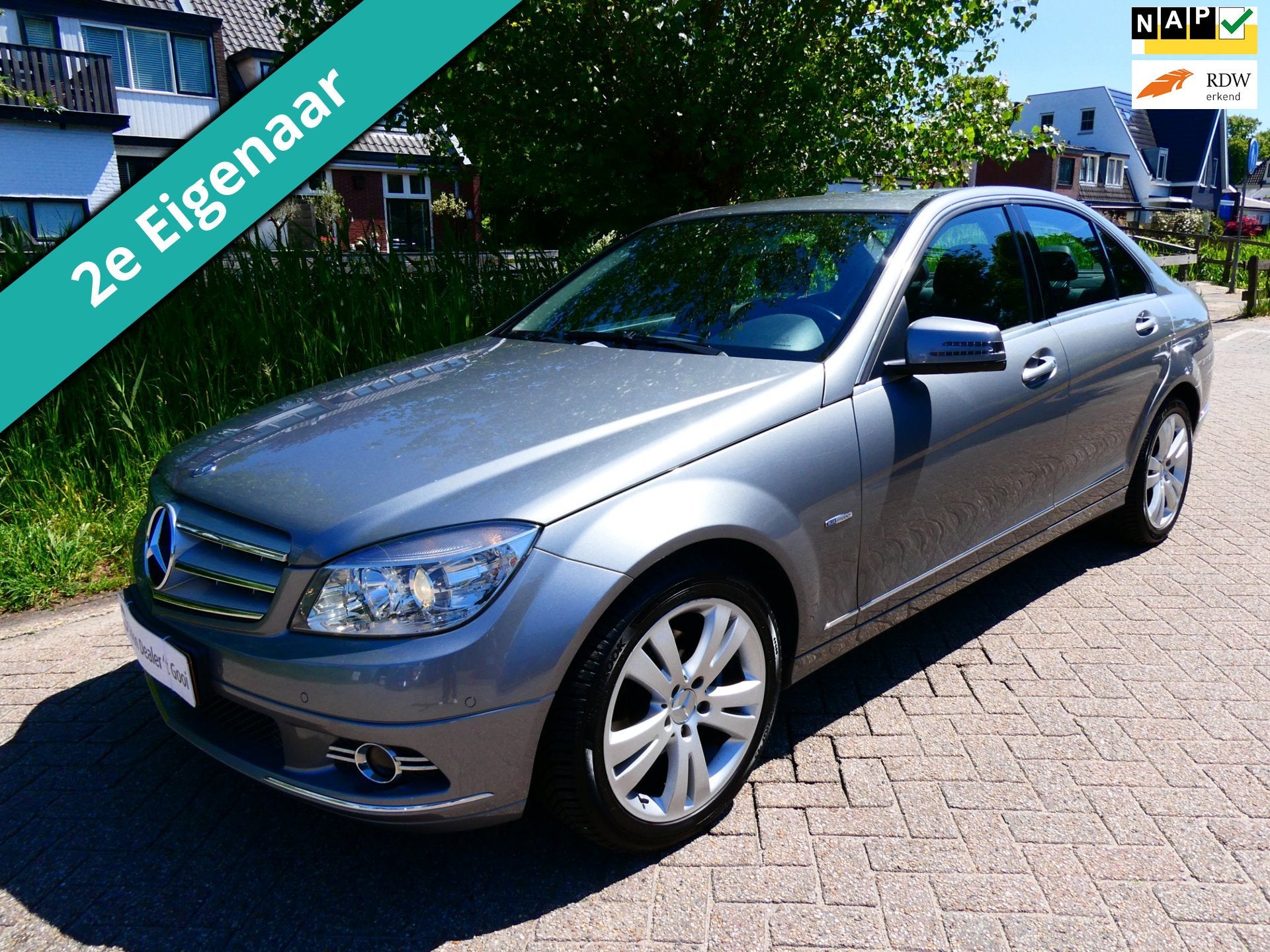 Mercedes-Benz C-klasse 180 CGI 157pk Automaat 112.000km. 2e, Automaat, 1796 cc, Grijs, Sedan