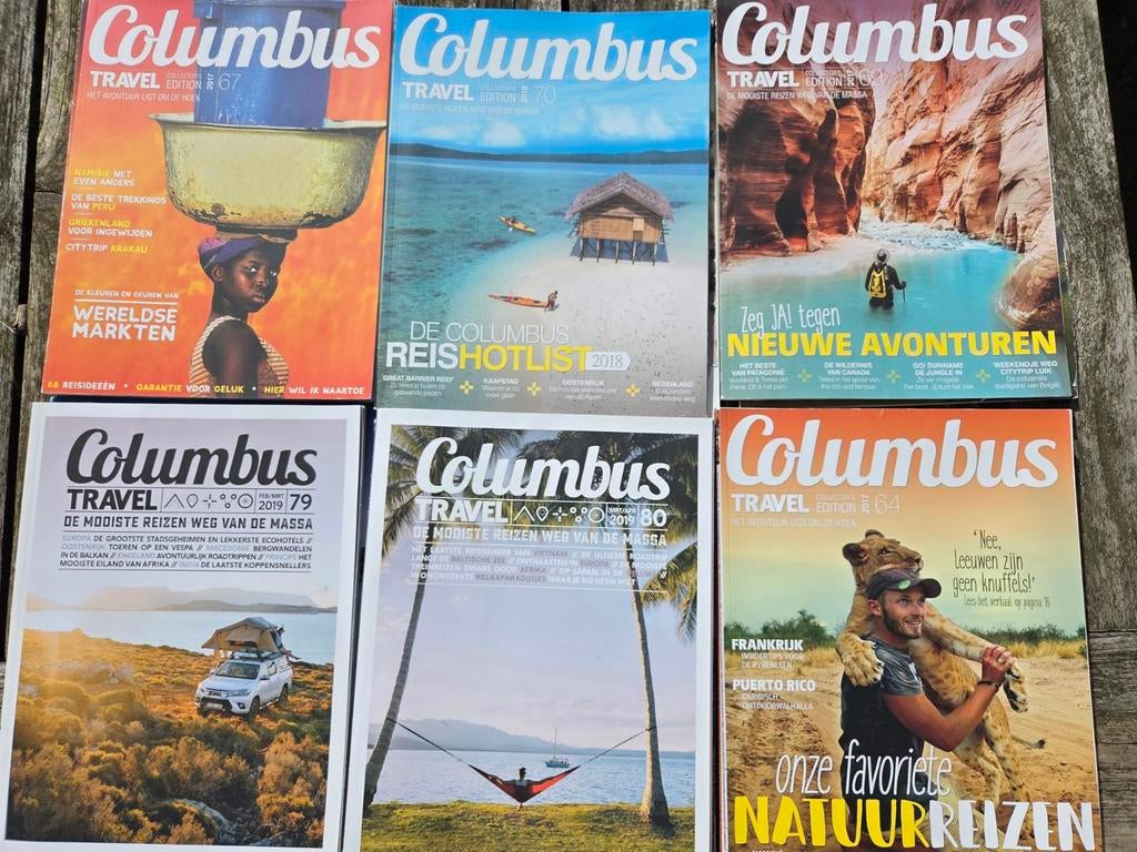 20 Columbus Travel magazines, Ophalen, Gelezen