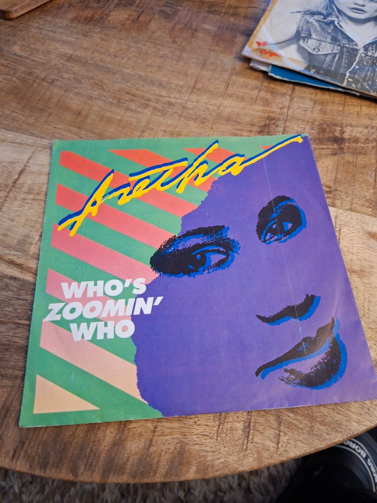 Aretha franklin / who's zoomin who, Ophalen of Verzenden, Gebruikt, Pop