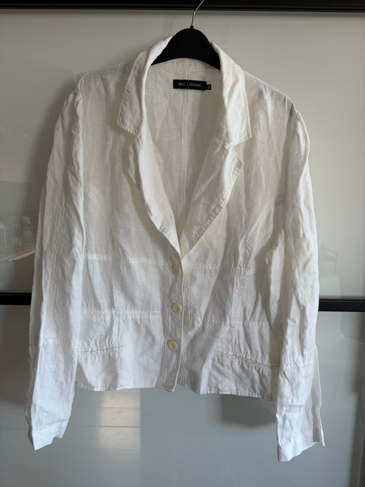 BELLISSIMA Jasje maat 46, Kleding | Dames, Wit, Maat 46/48 (XL) of groter, Ophalen of Verzenden, Zo goed als nieuw